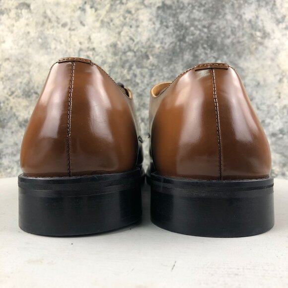 Express NWT Men\'s Size 11 Brown Leather Lace-Up Plain Toe Oxfords Dress Shoes main image 12